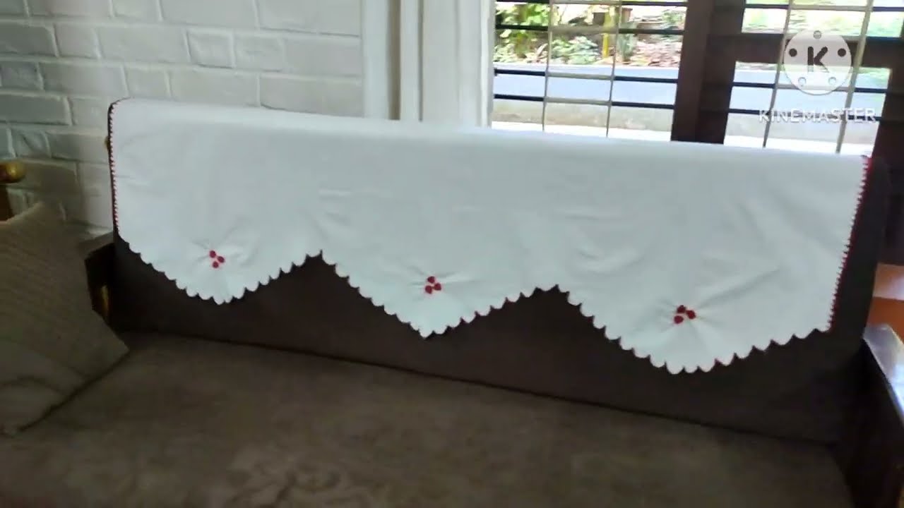 Hand embroidery chair back. Very easy to stitch. 👍