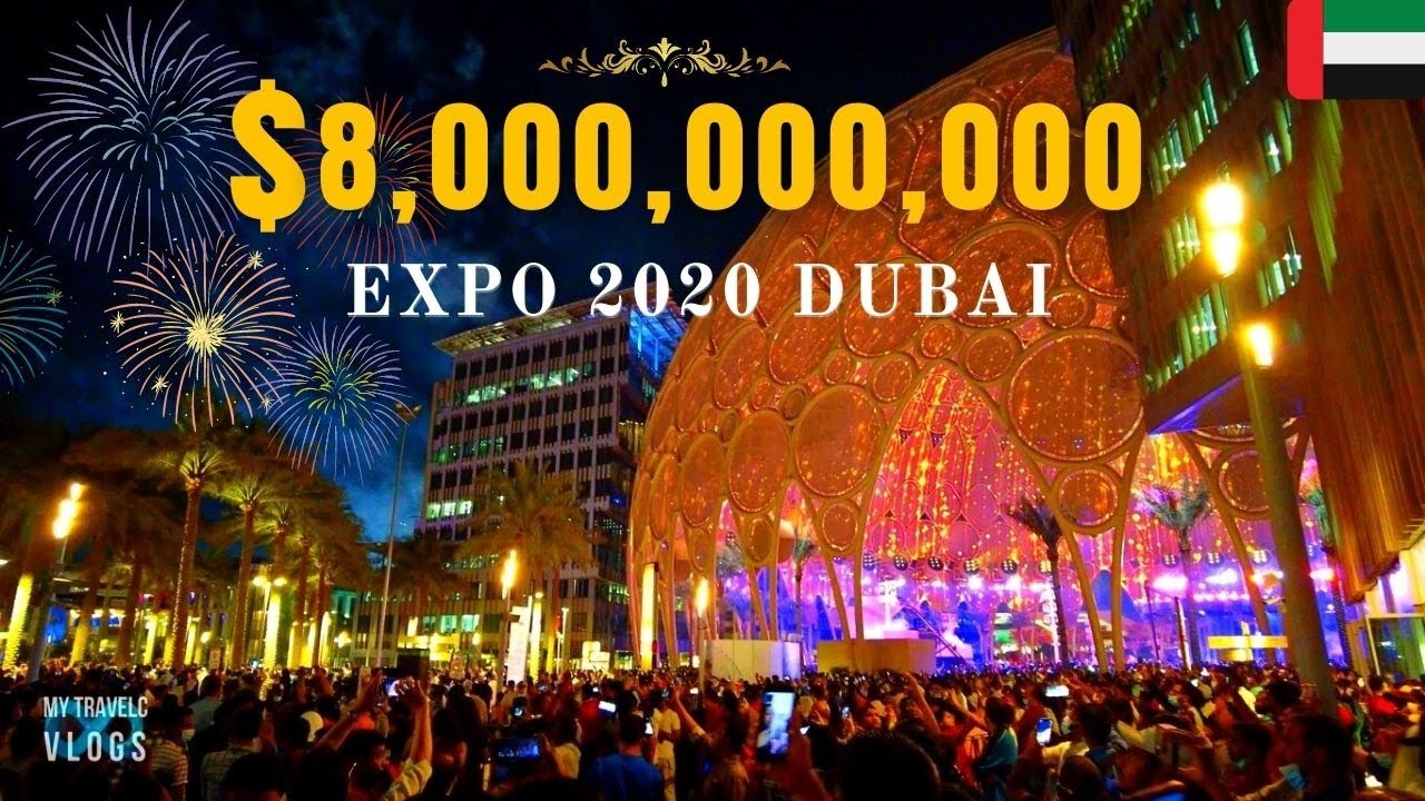Expo 2020 Dubai (2021) | Walking Tour 4K Night Walk | Dubai Tourist Attraction