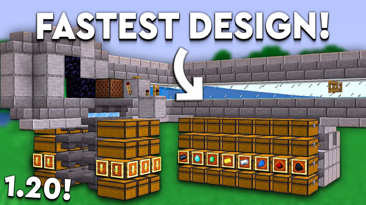 Minecraft BEST Sorting System 1.21 - 10x Faster - 20x Faster!