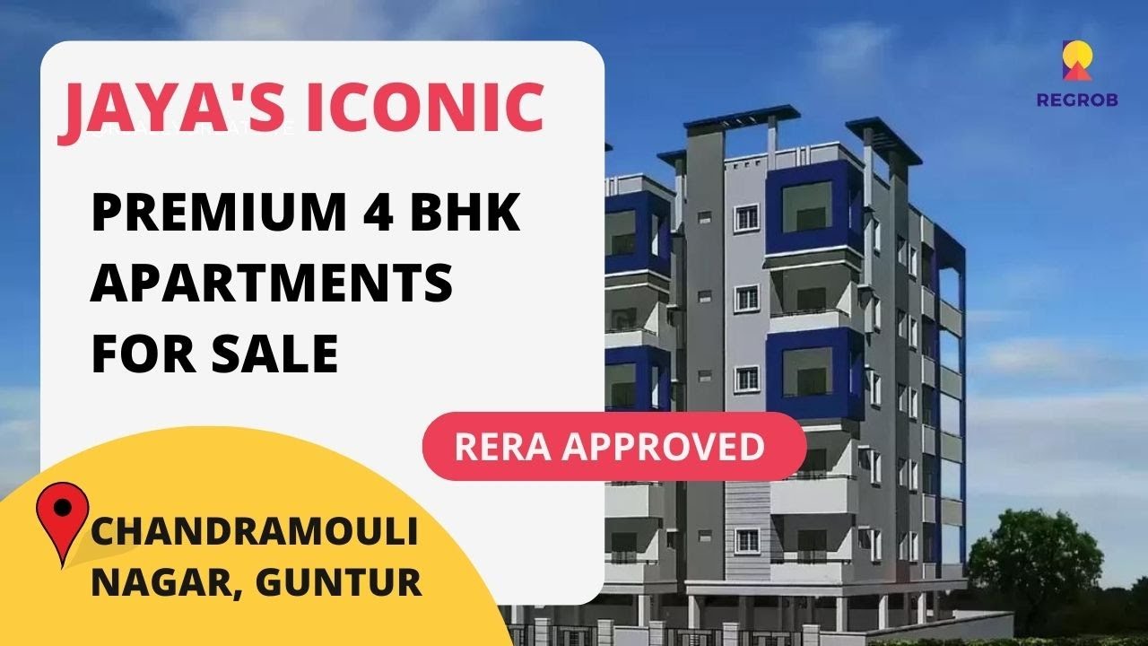 Jayas Iconic | ☎ 9870312918 | 4 BHK Flats For Sale in Chandramouli Nagar, Guntur