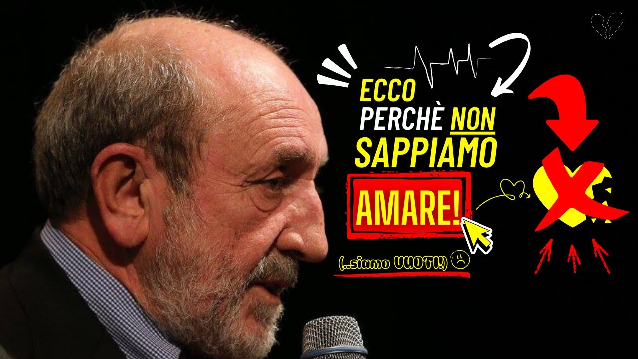 Umberto Galimberti: Non Sappiamo Più AMARE! (Siamo Analfabeti Emotivi)