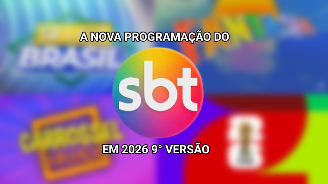 A Nova Programação Do @sbt Em 2026 9° Versão: (SIMULAÇÃO)