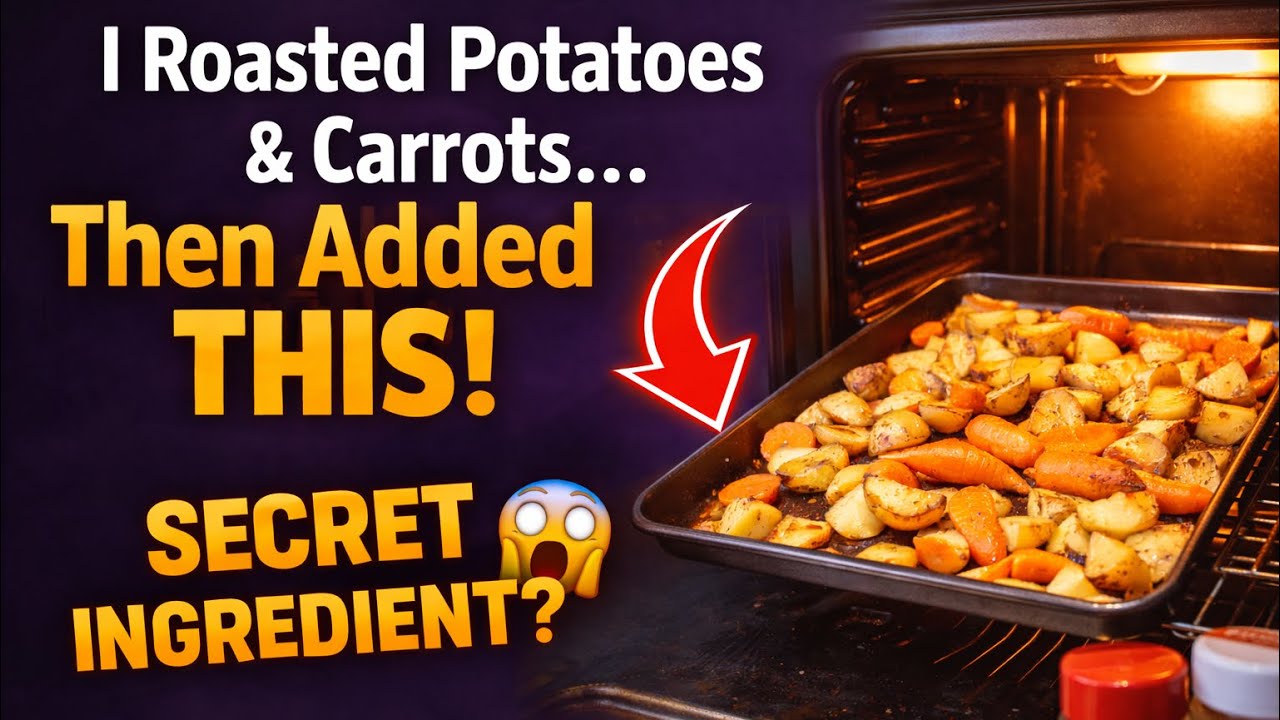 I Roasted Potatoes & Carrots… Then Added THIS 😳