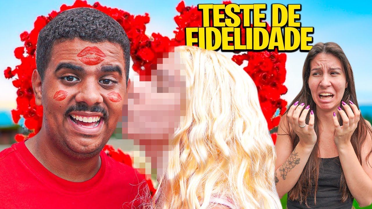 TESTEI A FIDELIDADE DO MEU NAMORADO E ME ARREPENDI MUITO! - ROLOU BEIJO