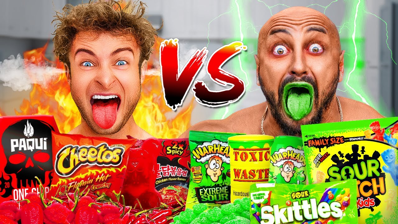 УЛЬТИМАТИВНЫЙ ВЫЗОВ: ОСТРОЕ VS КИСЛОЕ!! (с участием Самого Сильного Человека и Veshremy)