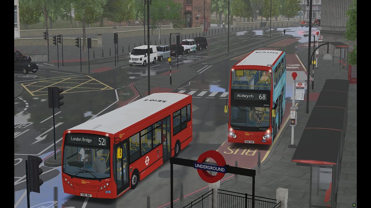 【バスシミュレータ】OMSI 2 London 68系統 Norwood Garage ➔ Aldwych