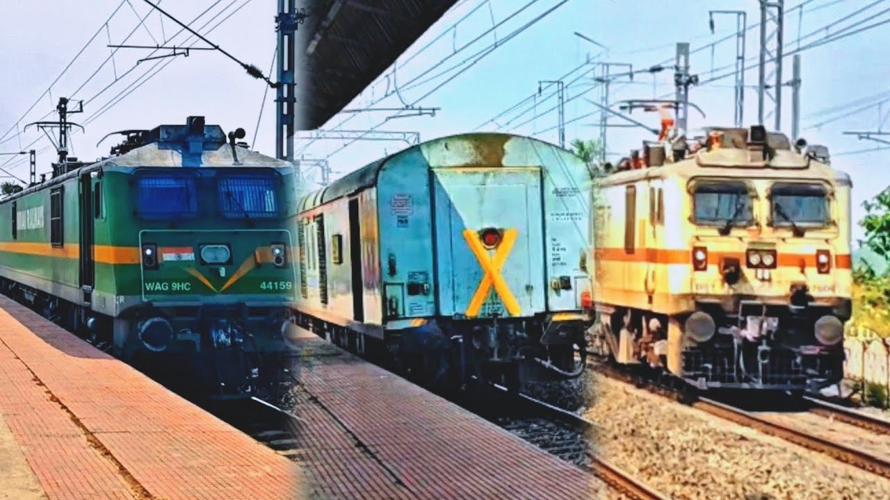 Very dangerous Situation😱130kmph Train Suddenly🔥Slow in Station । gaya Express+local train+malgari ।