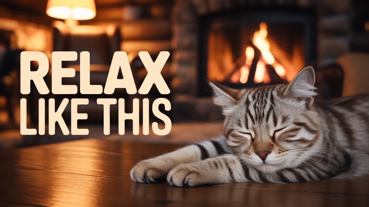 Relax Like This Cat | Stress Relief Piano Music 🐱