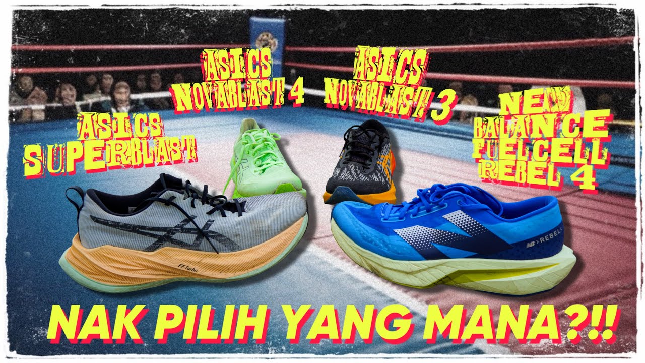 Rebel v4 vs Superblast / Novablast 3 / Novablast 4 : Nak Pilih Yang Mana?!!