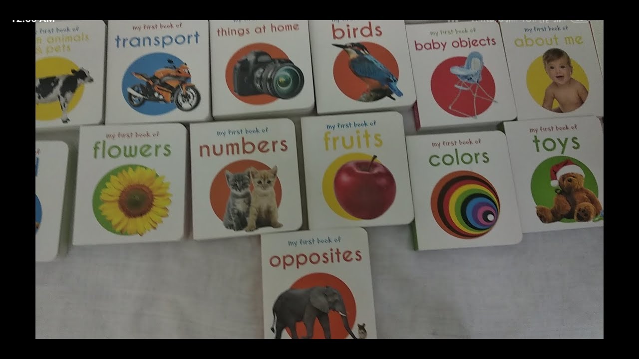 picture books 20 Board Books pre-school learning  books for kids unboxing let's see1