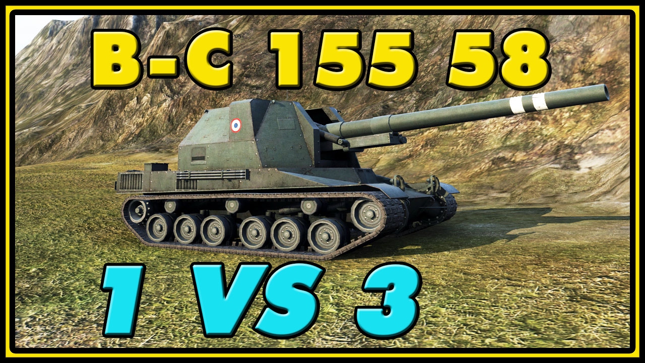 World of Tanks | BatChat. 155 58 - 6 Kills - 8.3K Damage