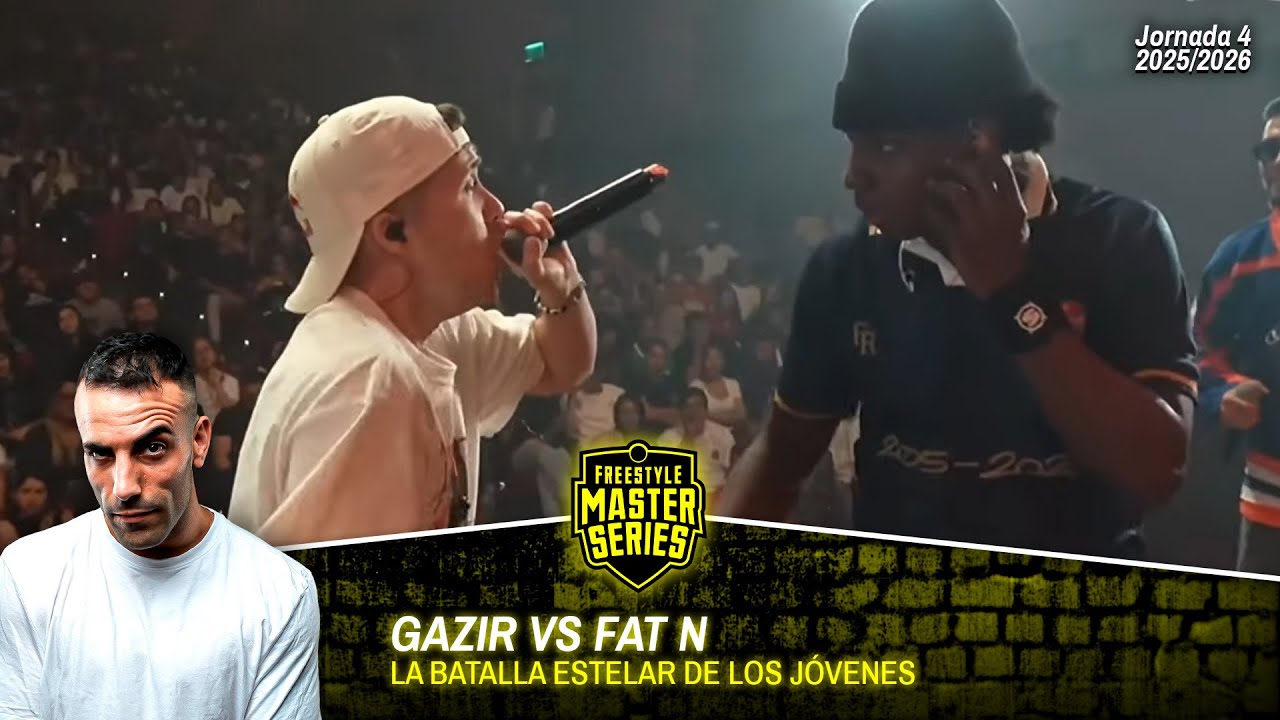 GAZIR MUERDE POR AZUKY CONTRA FAT N *FAT N VS GAZIR* #FMSCOLOMBIA J4 Votación