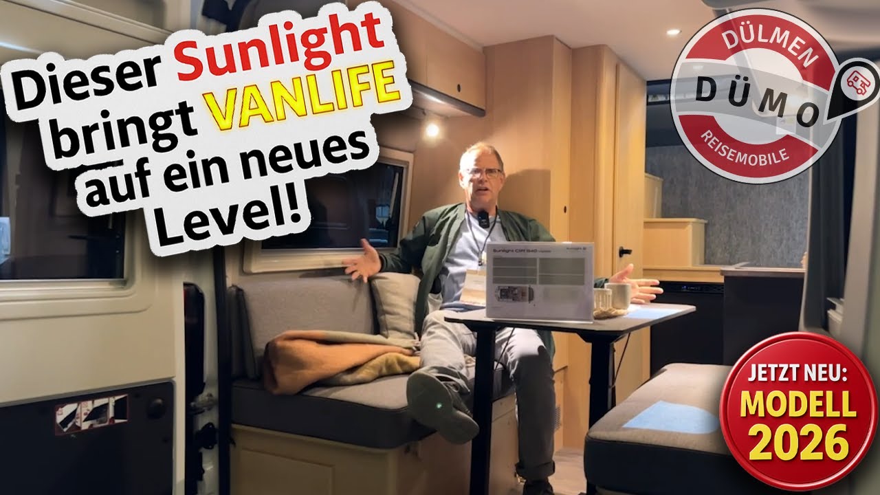 Bringt SUNLIGHT Vanlife auf ein neues Level? | D&uuml;mo Reisemobile