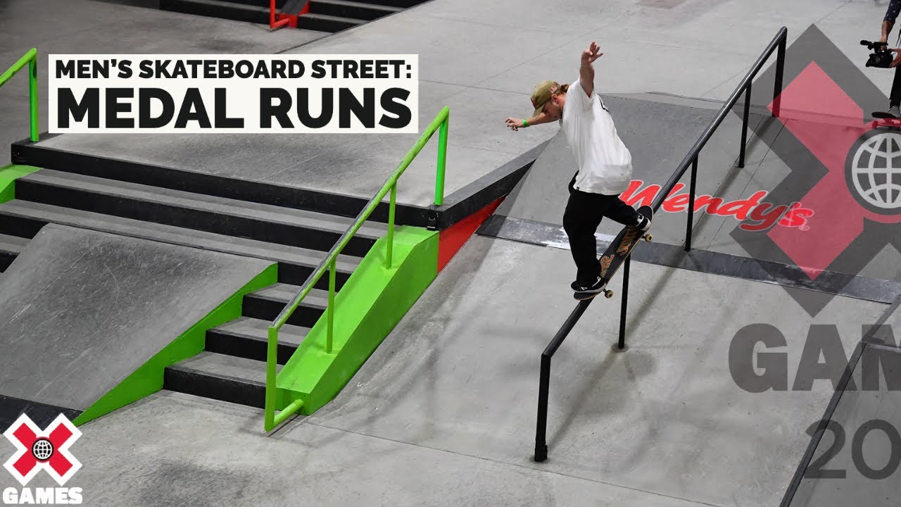 MEDAL RUNS: Men&rsquo;s Skateboard Street | X Games 2021