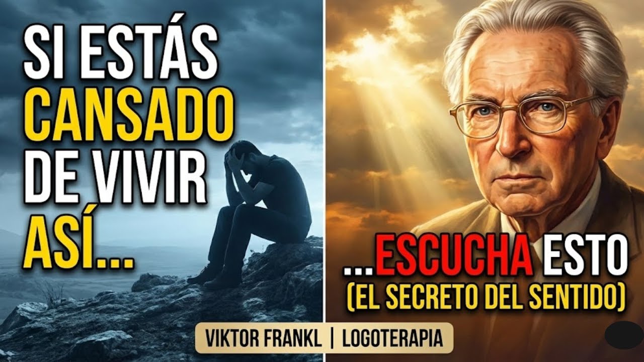 Si estás cansado de vivir así, escucha esto | Viktor Frankl