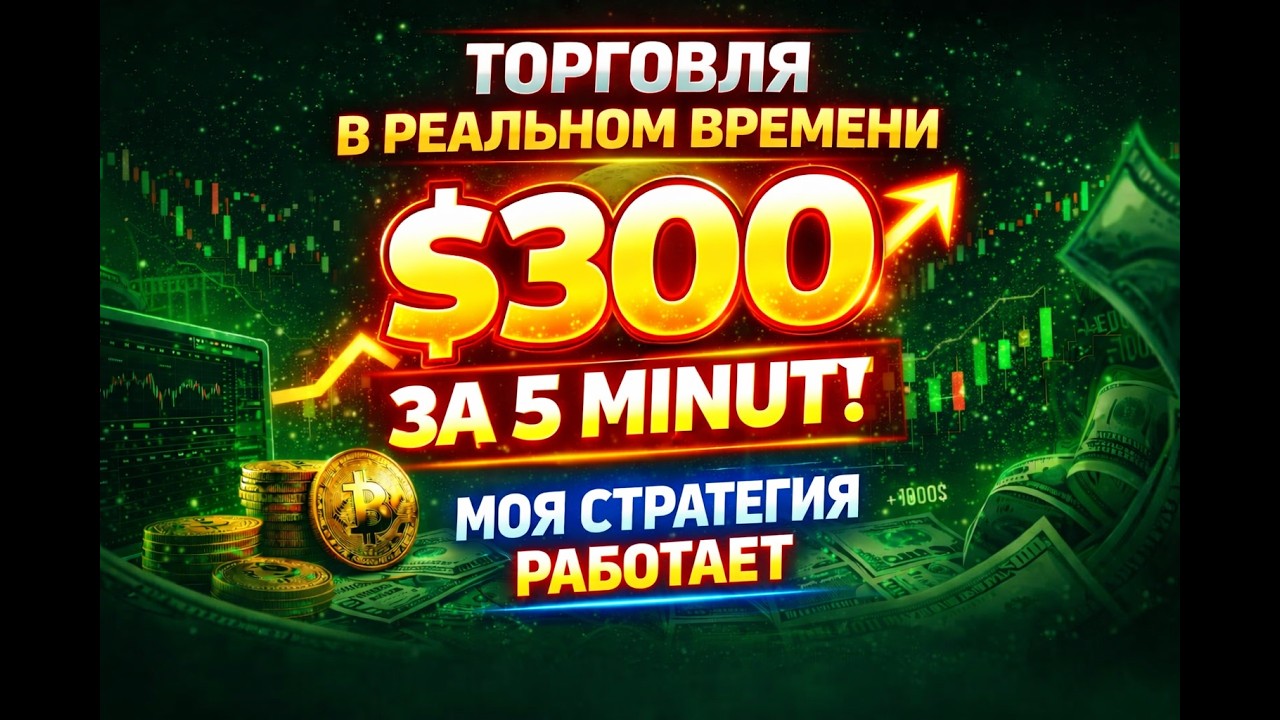 $300 за 5 минут на Pocket Option | Моя стратегия Smart Money