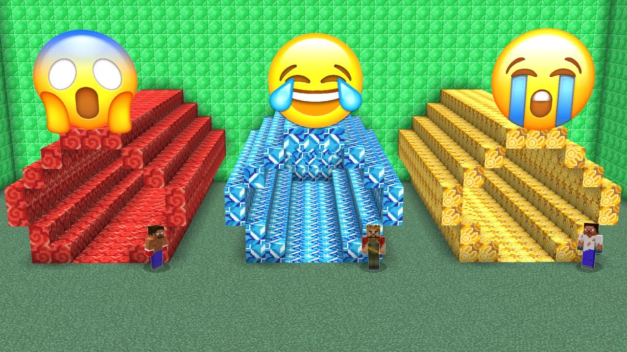YANLIŞ EMOJİ T&Uuml;NELİNİ SE&Ccedil;ERSEN &Ouml;L&Uuml;RS&Uuml;N! 😱😢😂  - Minecraft