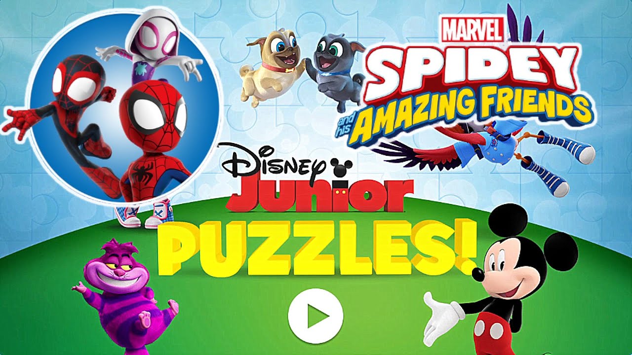 Disney Junior Puzzles! | Marvel's Spidey and his Amazing Friends