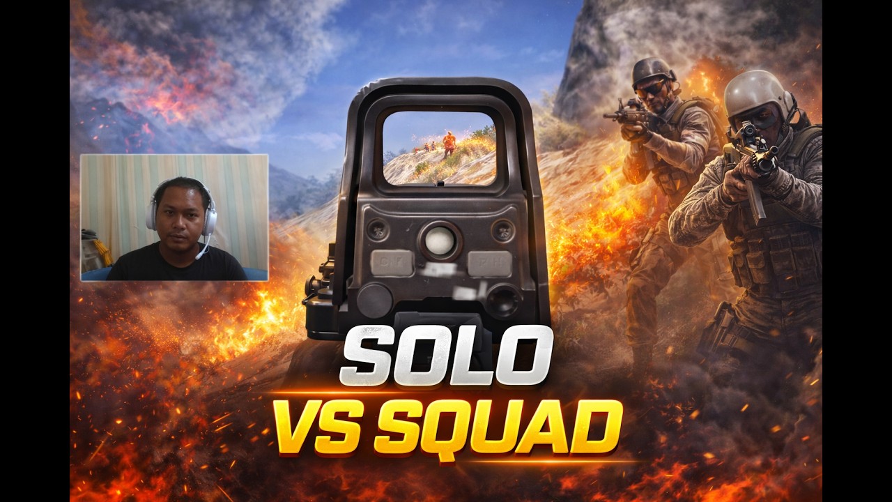 PUBG -  PARAMO SOLO VS SQUAD TOP 3