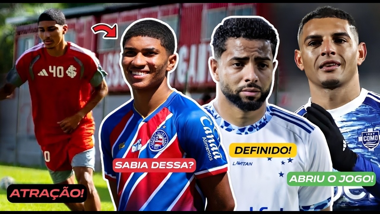 🔴⚪️ INTER TIROU MAIS UM ATACANTE do BAHIA! GUERRA ACONTECENDO? e DIEGO CARLOS VOLTOU A PAUTA!