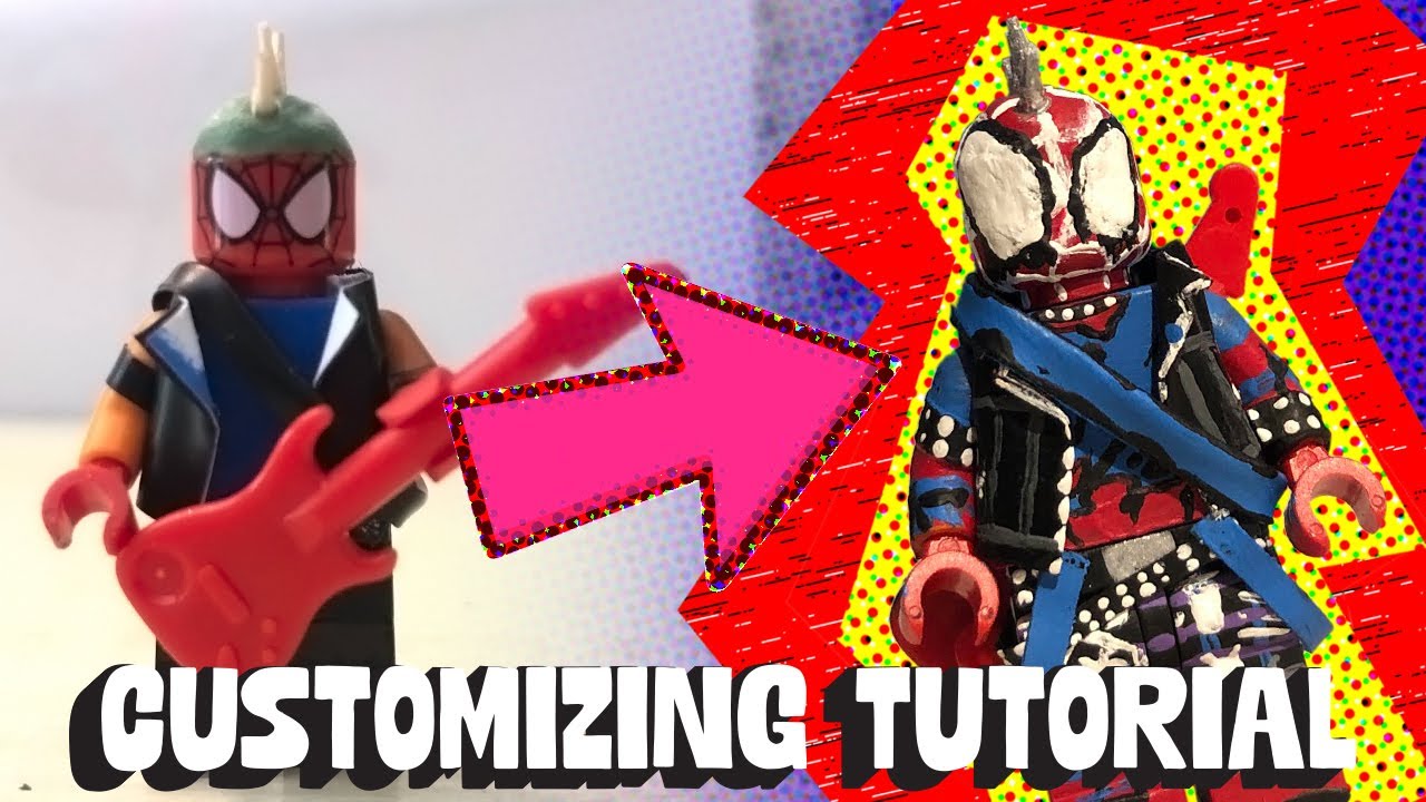 How I make Custom LEGO Minifigures (ft. Spider-Punk)