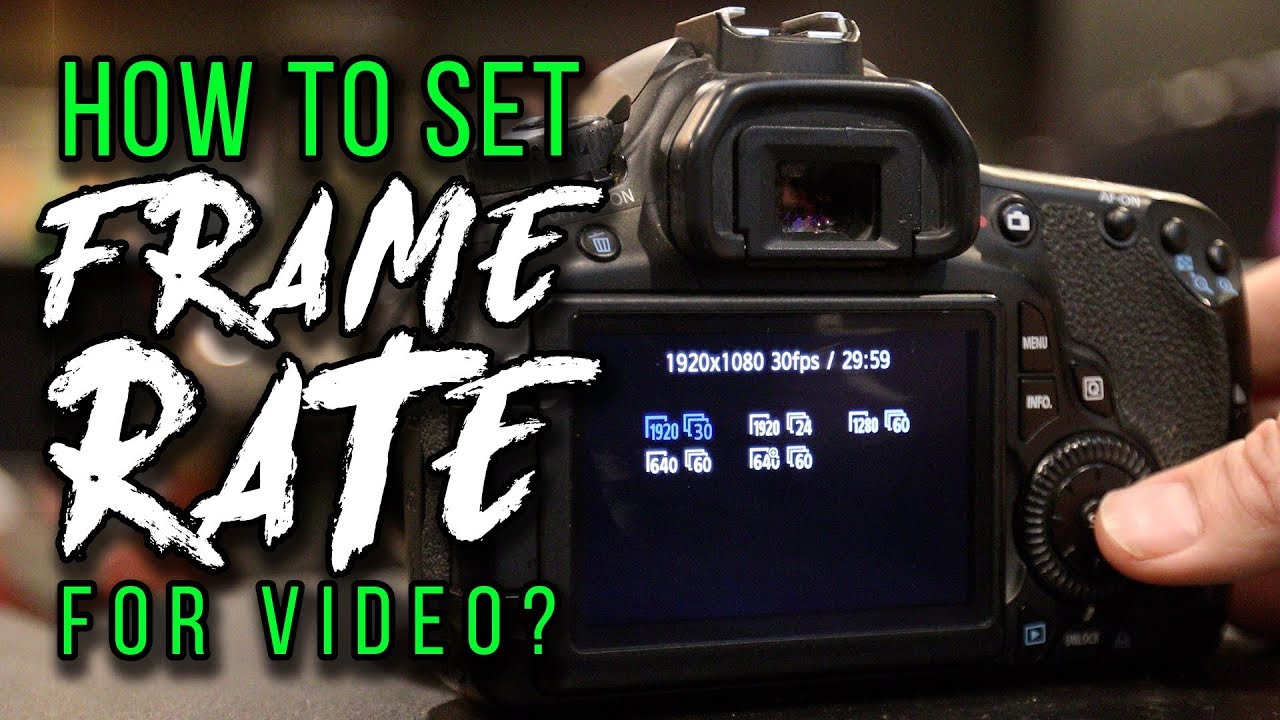 How to Set FRAME RATE for Video | Beginner Filmmaking Tips