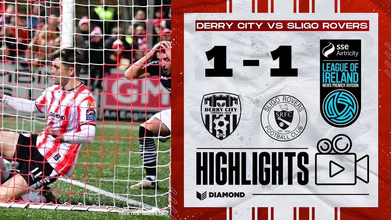 Derry City 1-1 Sligo Rovers - LOI Highlights - 14/10/2024