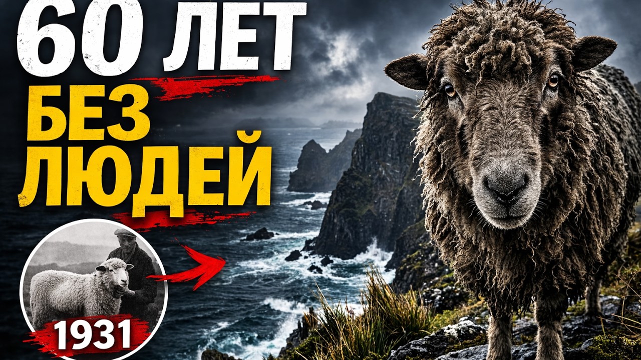 60 лет без людей: как овцы выжили на самом суровом острове Земли
