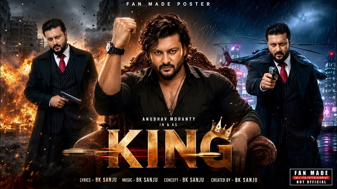 କିଙ୍ଗ୍ (KING) Title Song | Fan Made Song | Odia Fan-Made Tribute To Mega Star Anubhav Mohanty