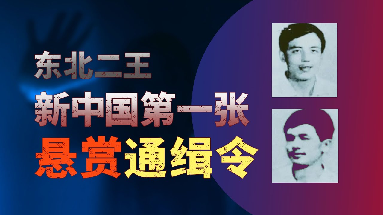 详细讲述悍匪&middot;东北二王的犯罪人生，为何对他们发布了第一张悬赏通缉令？