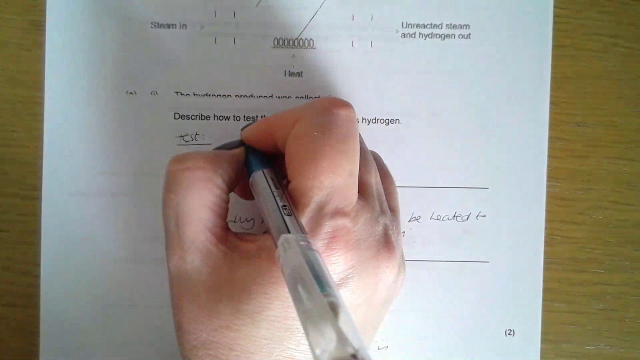 Chem Calcs markscheme