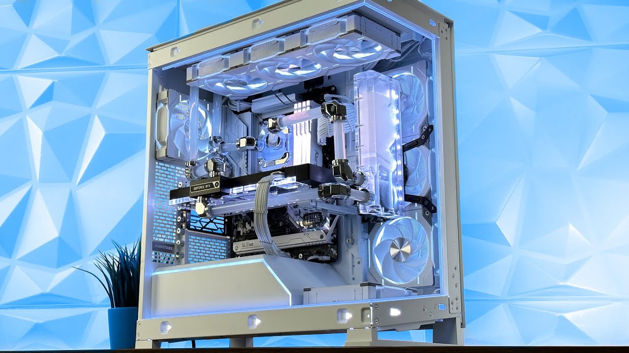 WHITE WATERCOOLED DREAM PC BUILD - PHANTEKS NV5 | R9 7900X3D | RTX 4080 | 128GB KINGSTON