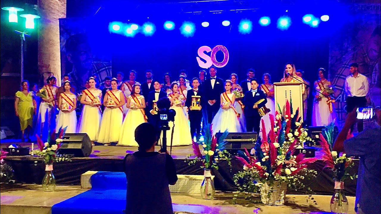 CORONACIÓN E IMPOSICIÓN DE BANDAS A LAS REINAS Y MISTER DE LAS FIESTAS PATRONALES PLIEGO 2022