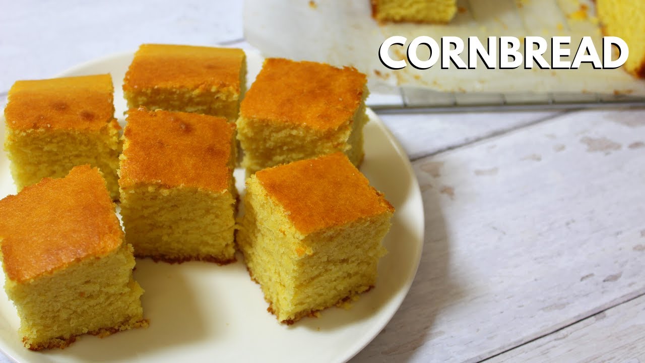 Moist & Sweet Cornbread | How To Make Soft Cornbread