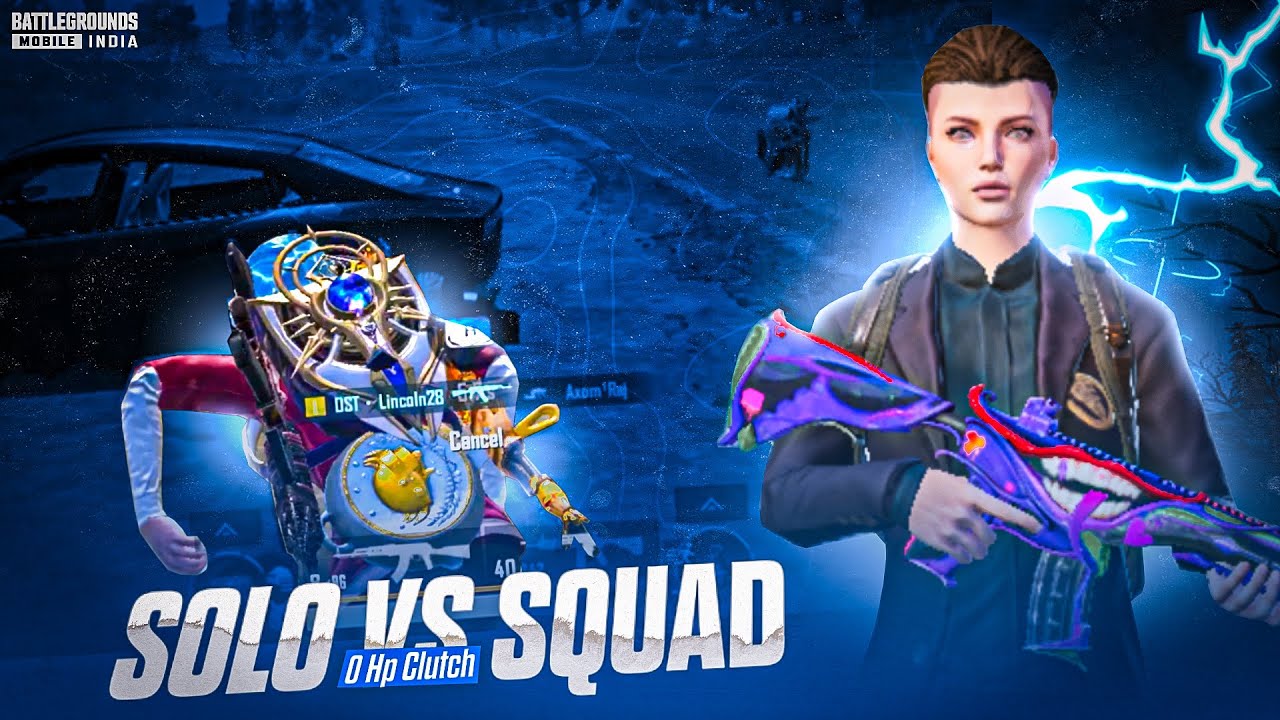 0 HP Clutch⚡️1VS4 Classic Clutches / BGMI Highlights