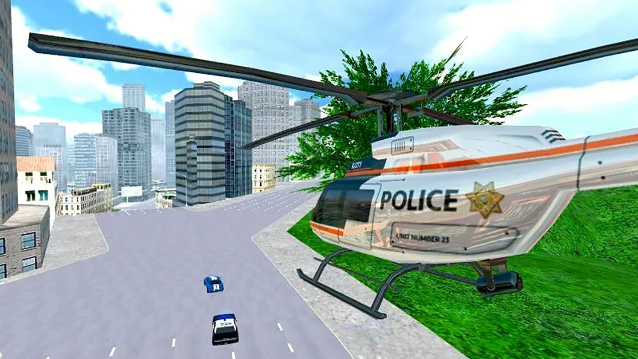 Police Helicopter City Flying (by Game Pickle) Android Gameplay [HD]