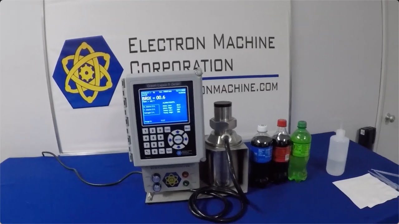 Demonstration of Measuring &deg;Brix in Soft Drinks (Soda) with an Inline Process Refractometer