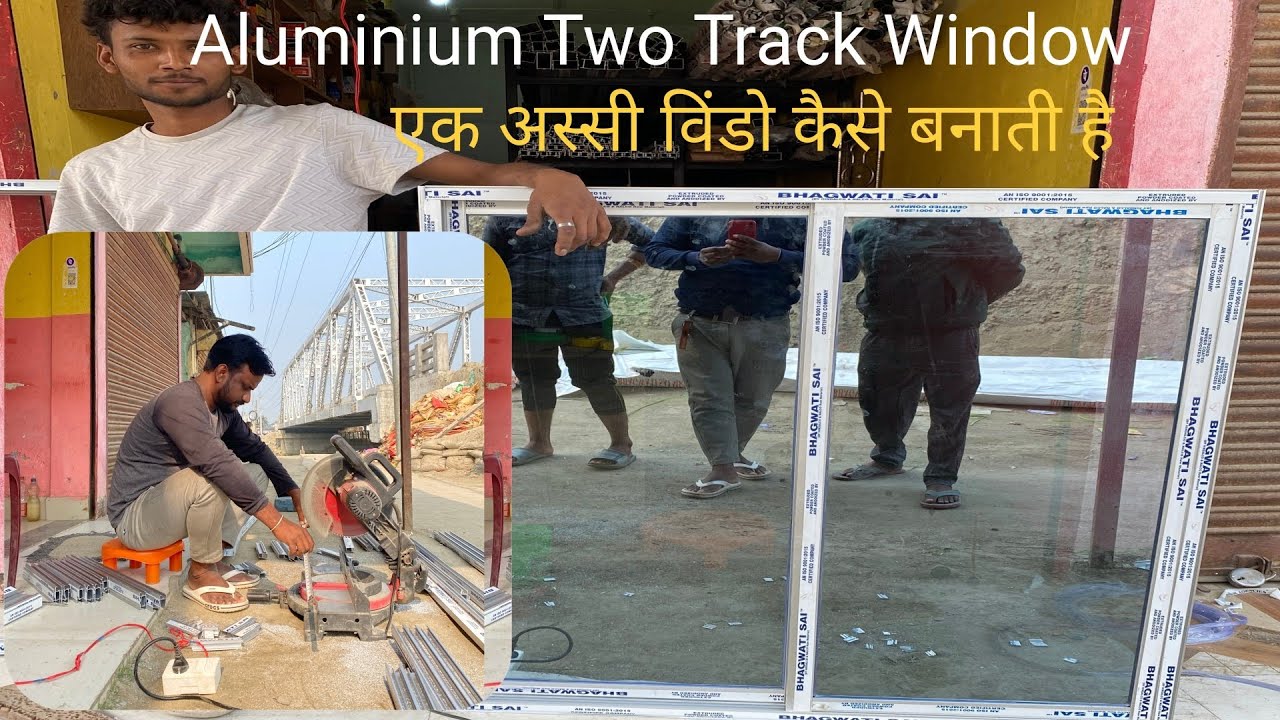Sliding Aluminium Window | Aluminium Window Making | Two Track Sliding Window | #aluminium