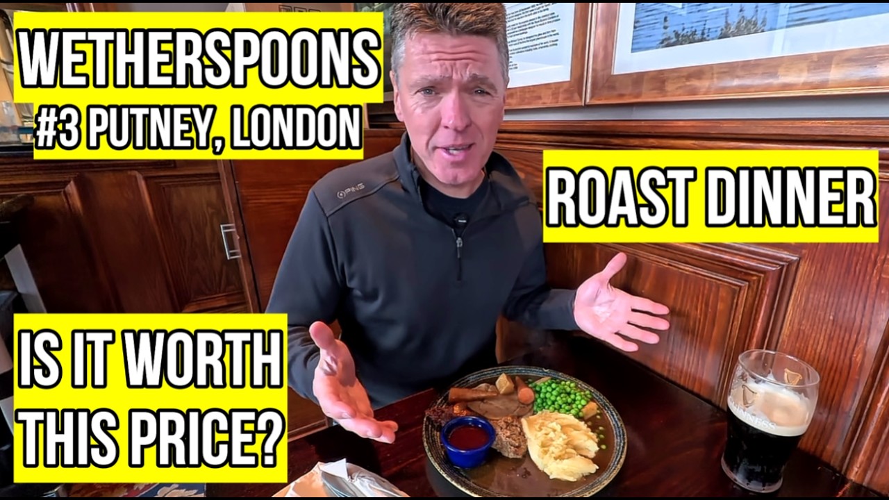 I Ate Roast Lunch at Wetherspoons - Is It Worth the Price? The Rocket, Putney, London