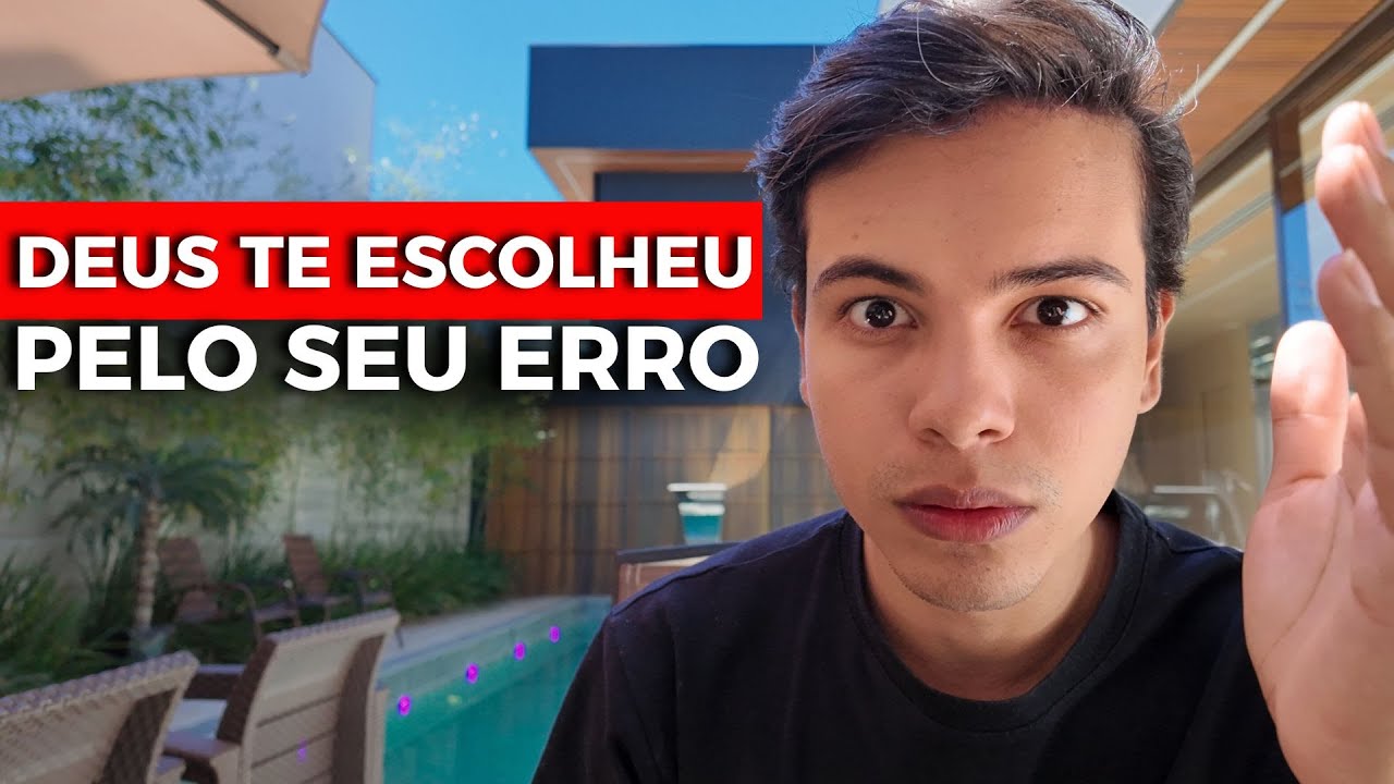 DEUS NÃO TE DEFINE PELO SEU PIOR ERRO, NA VERDADE ELE TE ESCOLHEU POR ISSO!!!