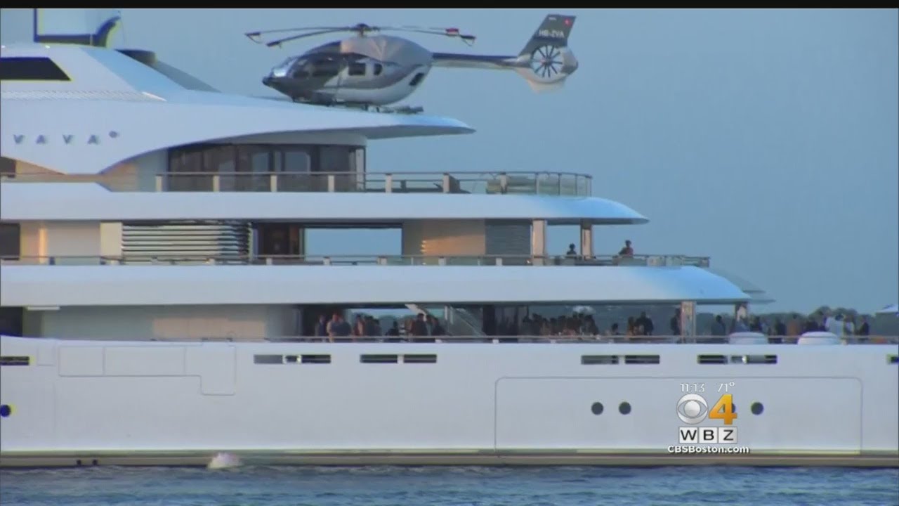 Super Yacht Turns Heads In Boston Harbor