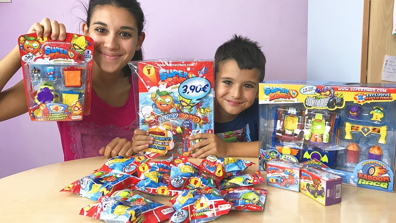 MEGA UNBOXING SUPER ZINGS - Tina & Pippo Review