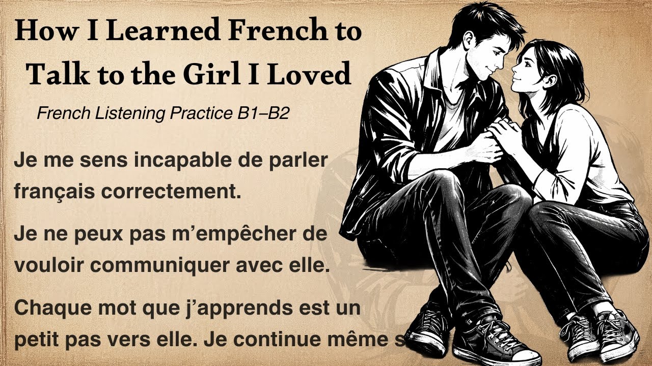 Understand French Naturally (B1-B2) | How I Learned French to Talk to the Girl I Loved