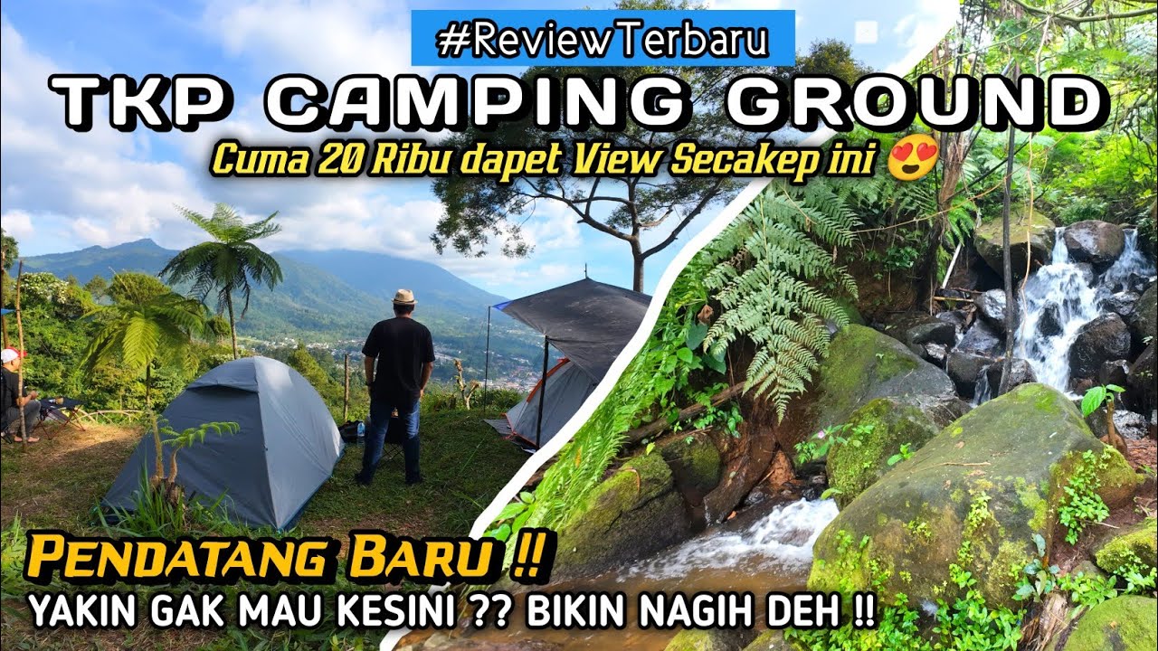 BARU OPENING‼️TKP Camp Ground | Cuma 20Ribu, Dingin, View Citylight Keren