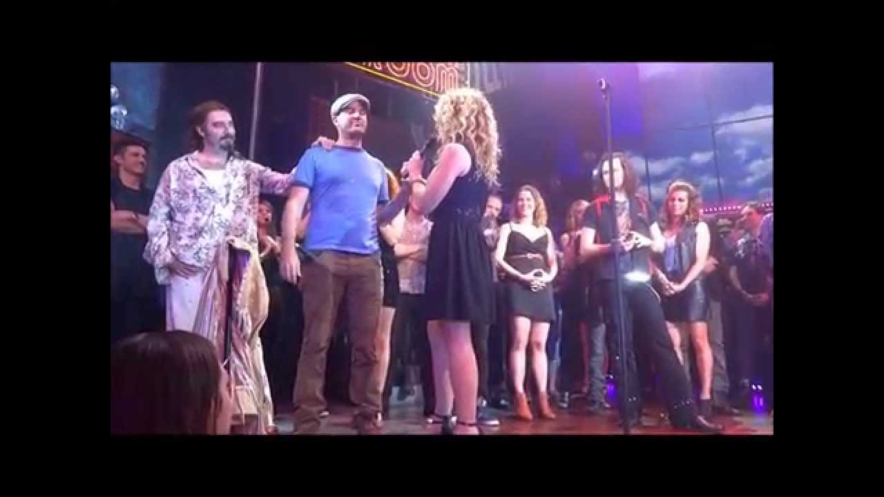 Rock of Ages Broadway Final Curtain Call & all speeches 1/18/15