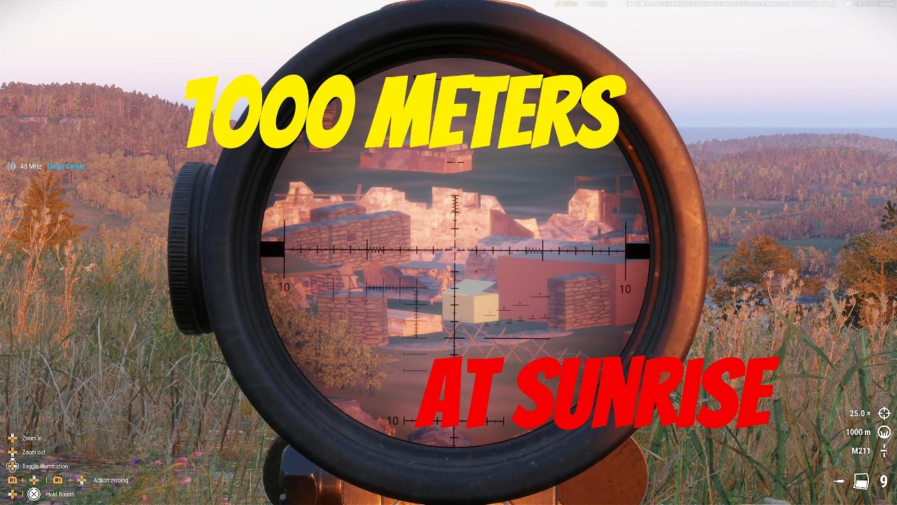 I Only Watched for NVG Glow… 1000m Kills at Sunrise | ARMA Reforger