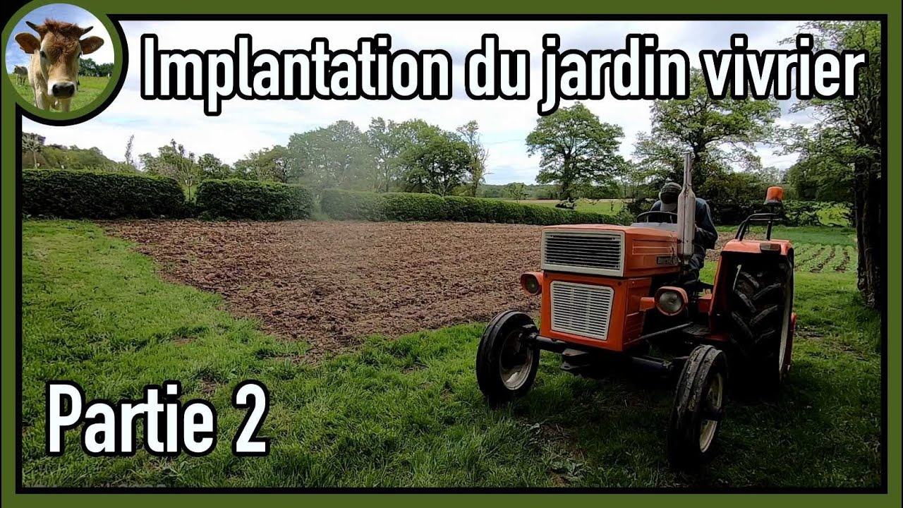 Préparation du jardin vivrier - Partie 2/3 - Printemps 2025 -  « Araire », affinage, plantation
