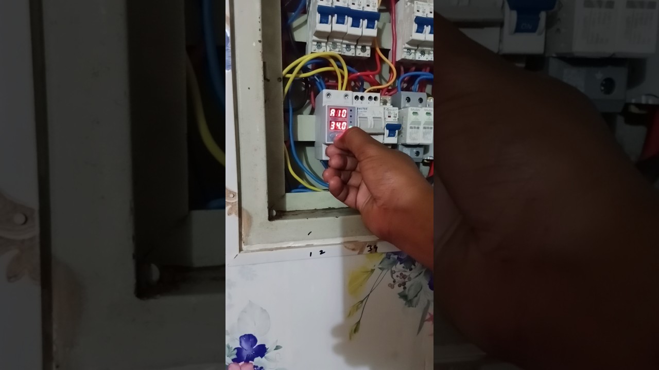 settings of voltage protector and ampere protector VA Protector settings complete