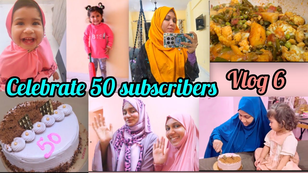 Finally 50 Subscribers 😍 Cake Cutting + Full Day Routine | Mom Life Vlog #momlife #dailyvlog 