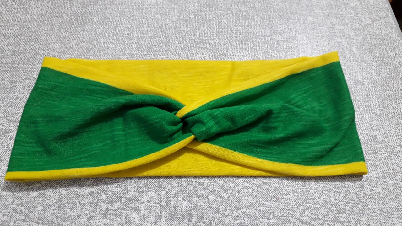 Turbante de malha, em 5 minutos passo à passo